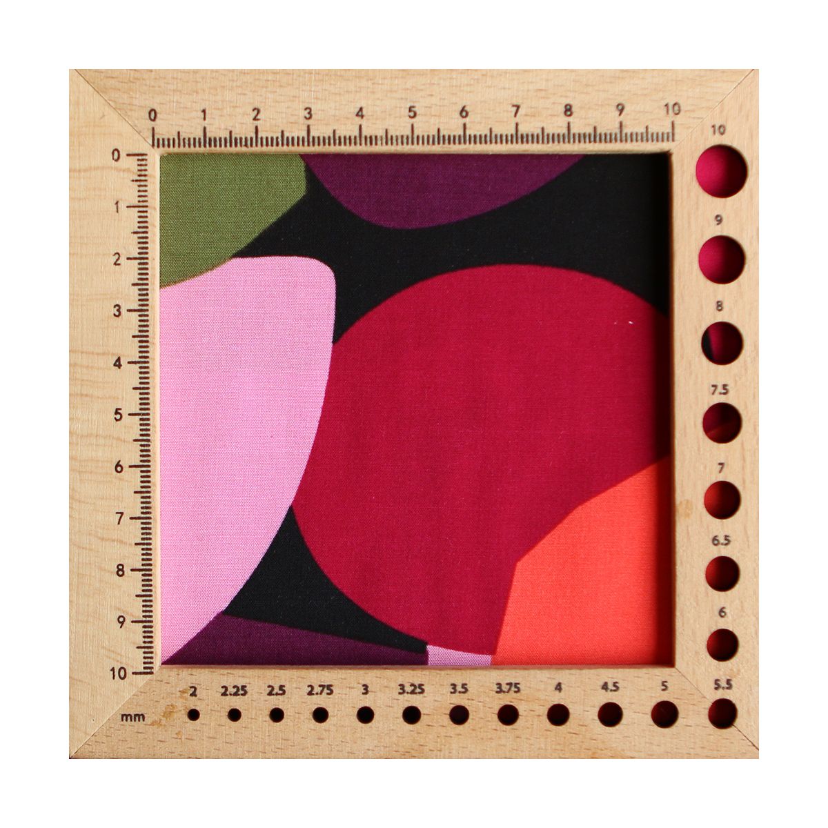 Fabiola - Viscose Ecovero imprimé graphique rose Fabiola - Viscose Ecovero imprimé graphique rose