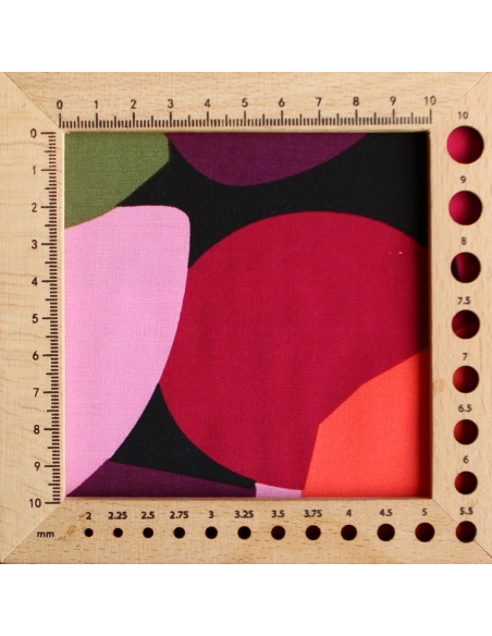 Fabiola - Viscose Ecovero imprimé graphique rose