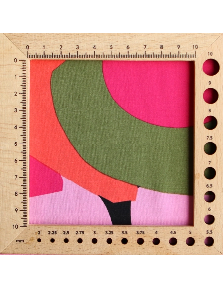 Fabiola - Viscose Ecovero imprimé graphique rose