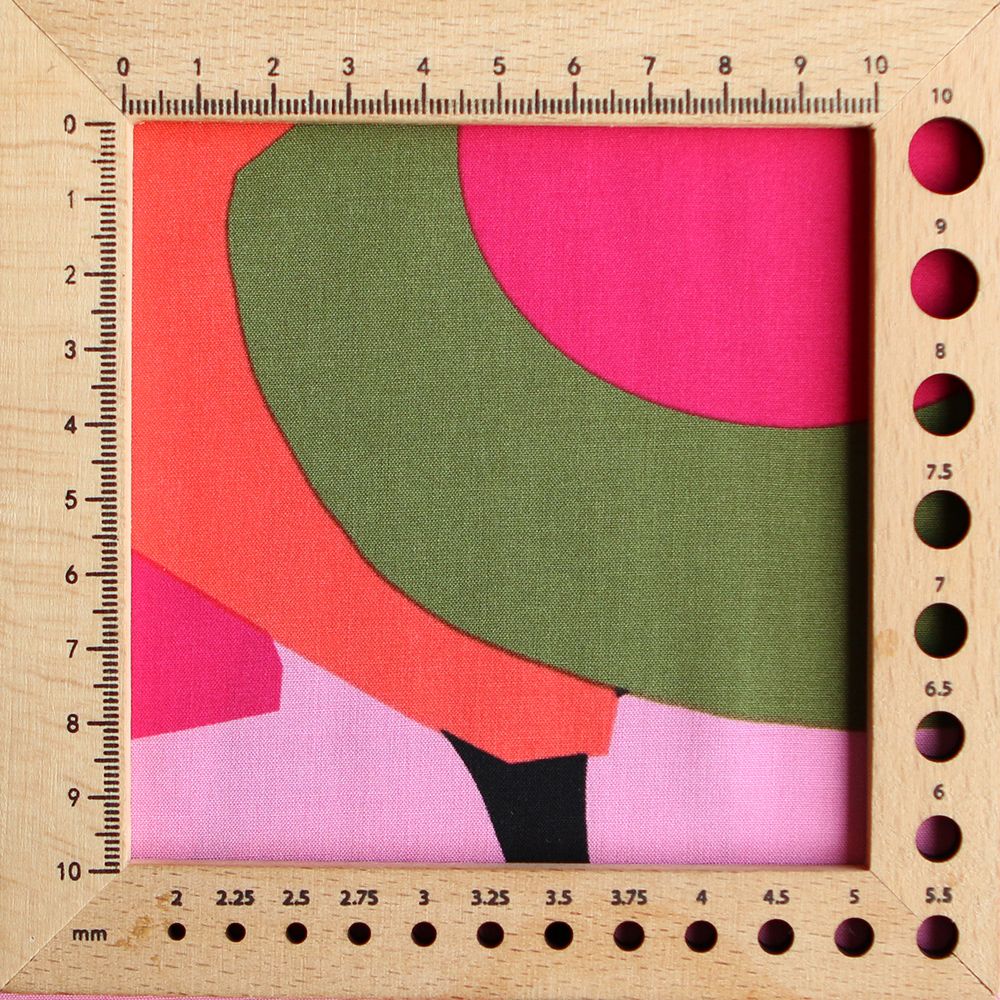 Fabiola - Viscose Ecovero imprimé graphique rose