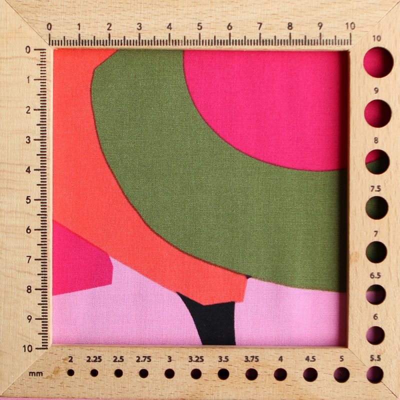 Fabiola - Viscose Ecovero imprimé graphique rose