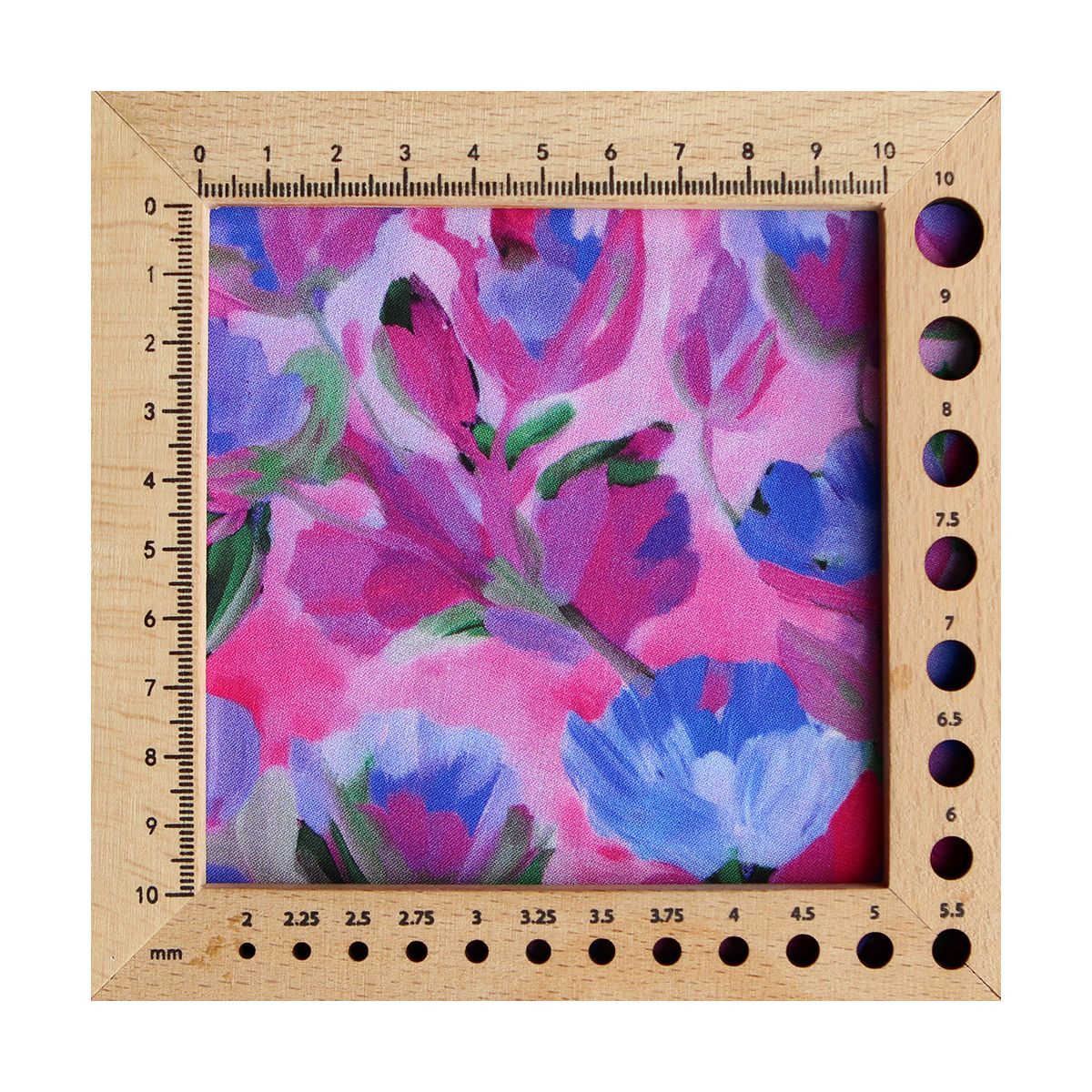 Fabiola - Viscose Ecovero imprimé fleuri purple Fabiola - Viscose Ecovero imprimé fleuri purple