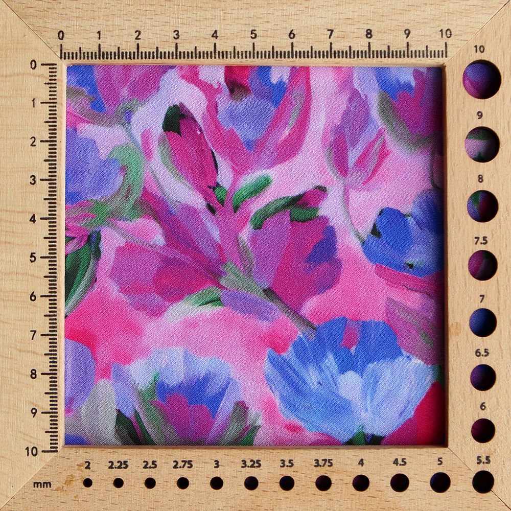 Fabiola - Viscose Ecovero imprimé fleuri purple