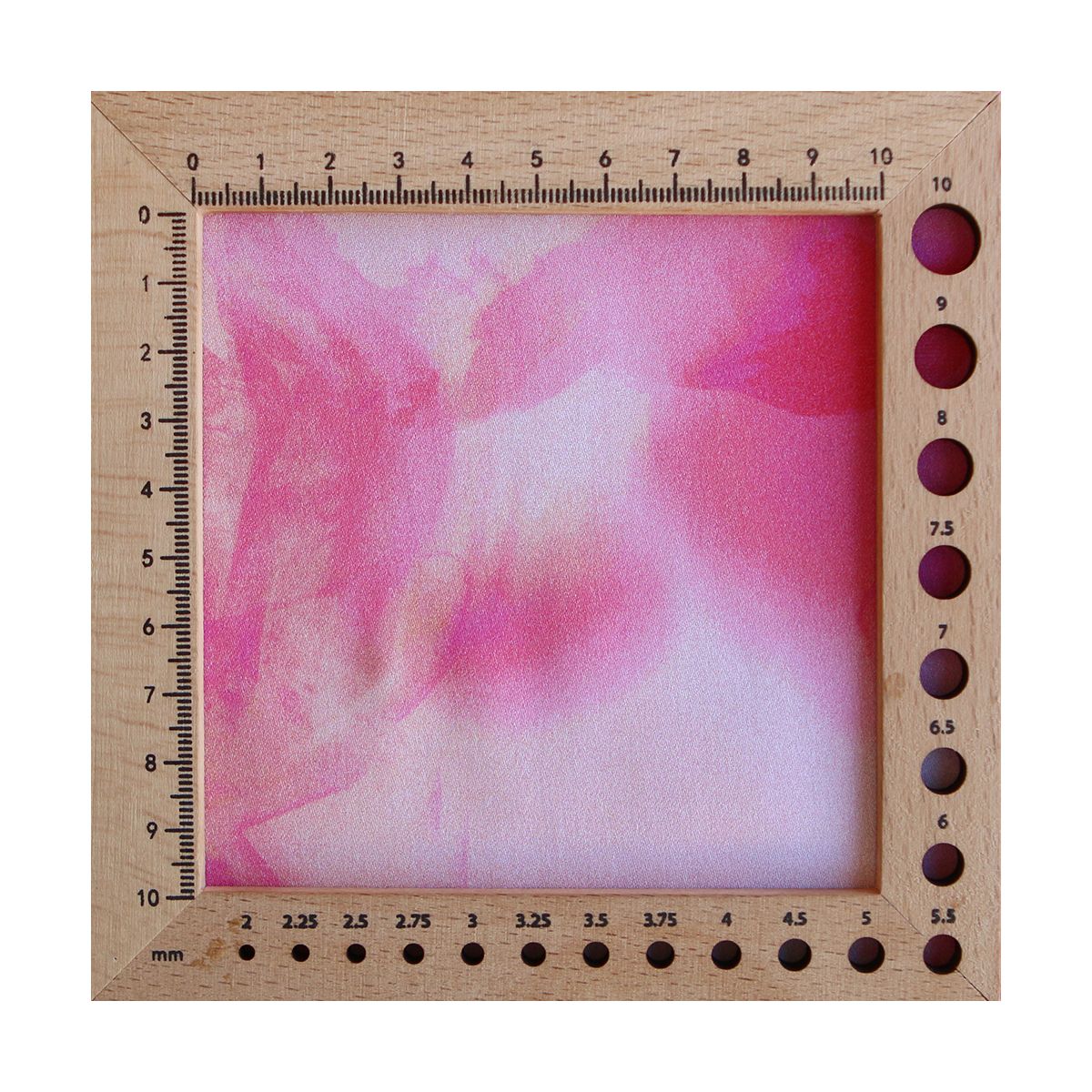 Loralie - Coton satiné à imprimé fleuri abstrait rose Loralie - Coton satiné à imprimé fleuri abstrait rose