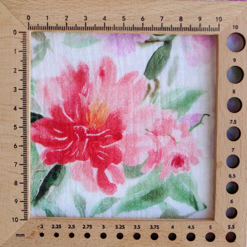 Sidonie - Double gaze de coton motif fleuri