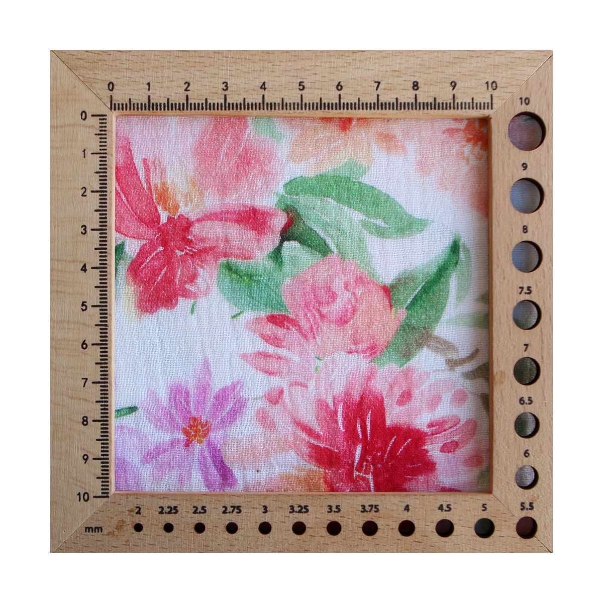 Sidonie - Double gaze de coton motif fleuri Sidonie - Double gaze de coton motif fleuri