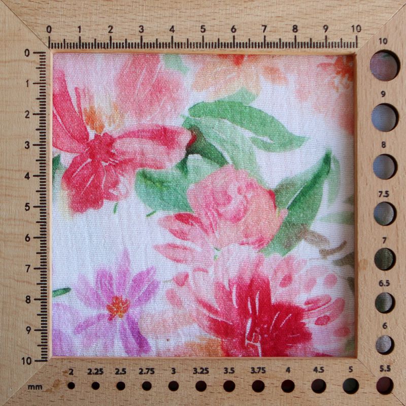 Sidonie - Double gaze de coton motif fleuri