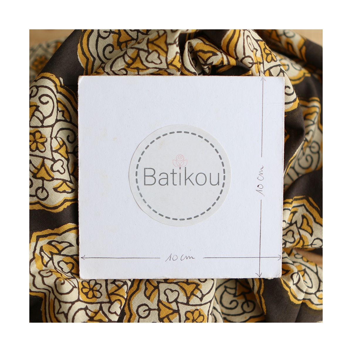 Rani - Tissu indien coton hand block traditionnel