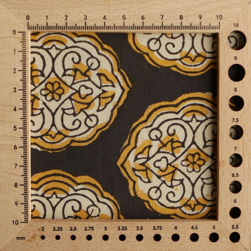 Rani - Tissu indien coton hand block traditionnel