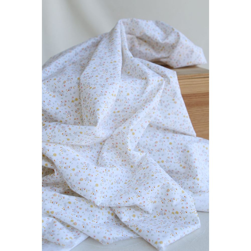 Otis - Popeline de coton BIO imprimé petits canards