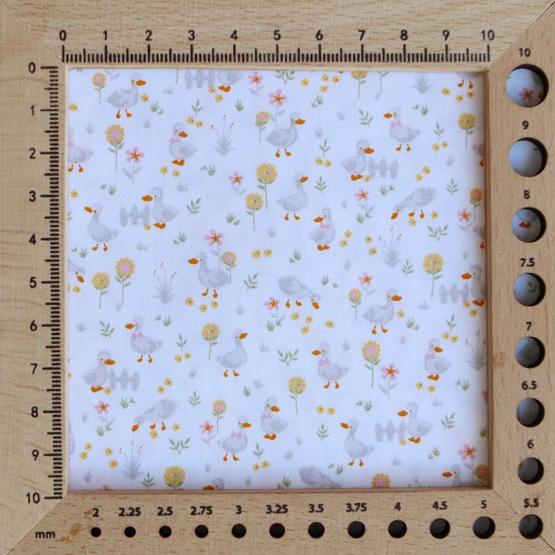 Otis - Popeline de coton BIO imprimé petits canards