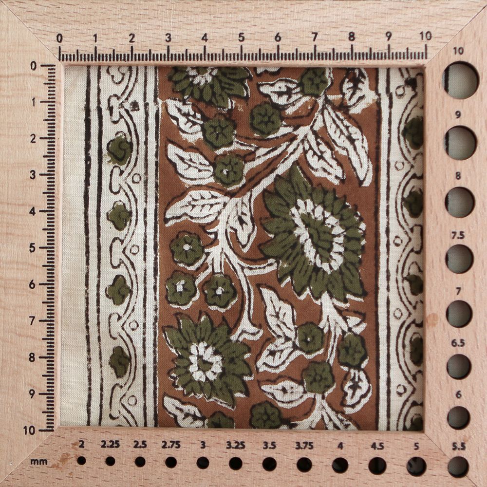 Neela B - Tissu indien coton hand block traditionnel