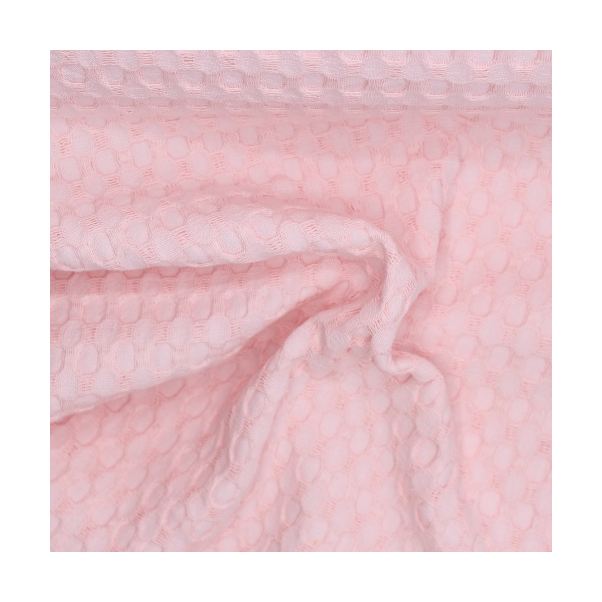 Coton nid d'abeille XL coloris rose nude Coton nid d'abeille XL coloris rose nude