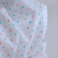 Plumetis coton multicolore