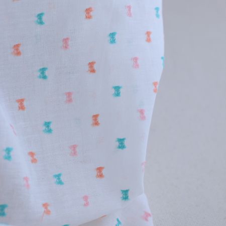 Plumetis coton multicolore Plumetis coton multicolore