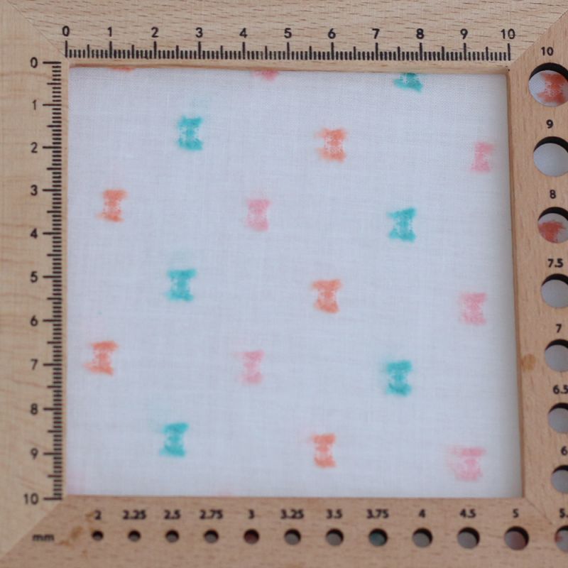 Plumetis coton multicolore