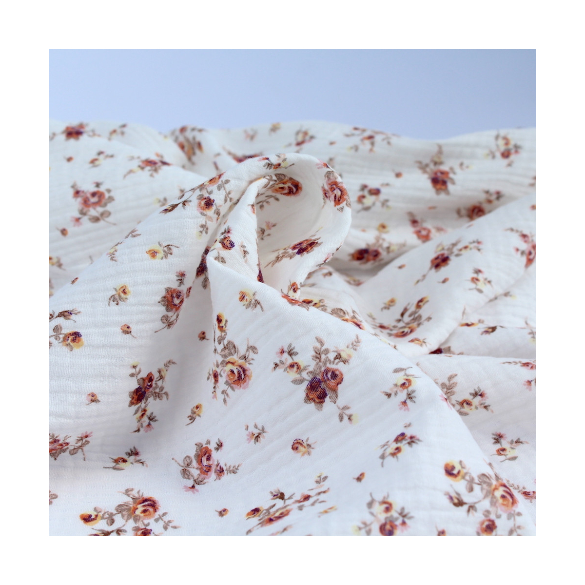 Nina - Double gaze de coton BIO motif exclusif Tissus issus de l'agriculture biologique  - 4 Nina - Double gaze de coton BIO motif exclusif Tissus issus de l'agriculture biologique  - 4