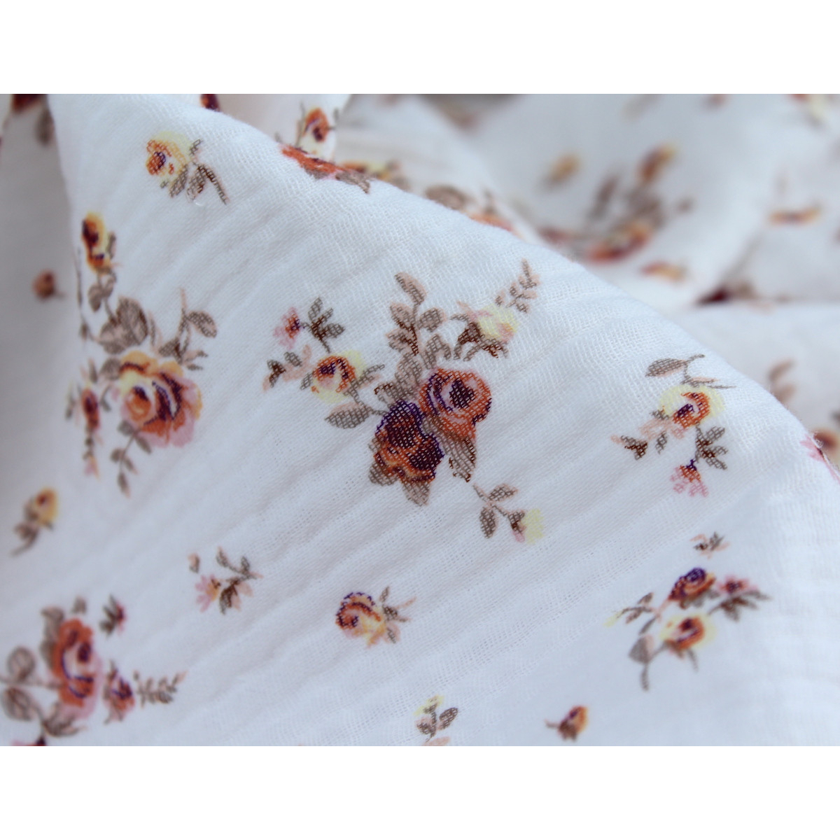 Nina - Double gaze de coton BIO motif exclusif Tissus issus de l'agriculture biologique  - 6 Nina - Double gaze de coton BIO motif exclusif Tissus issus de l'agriculture biologique  - 6