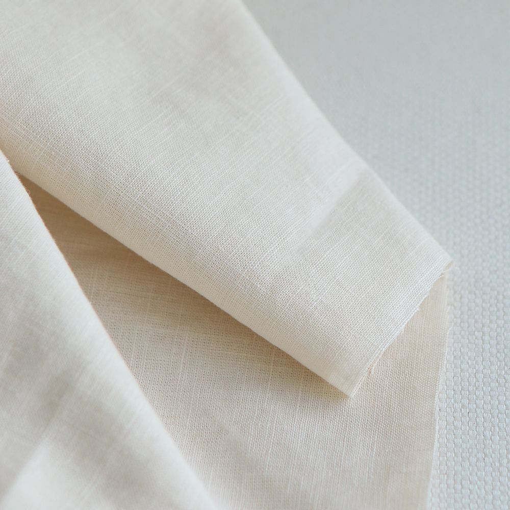 Lin lavé fin coloris écru