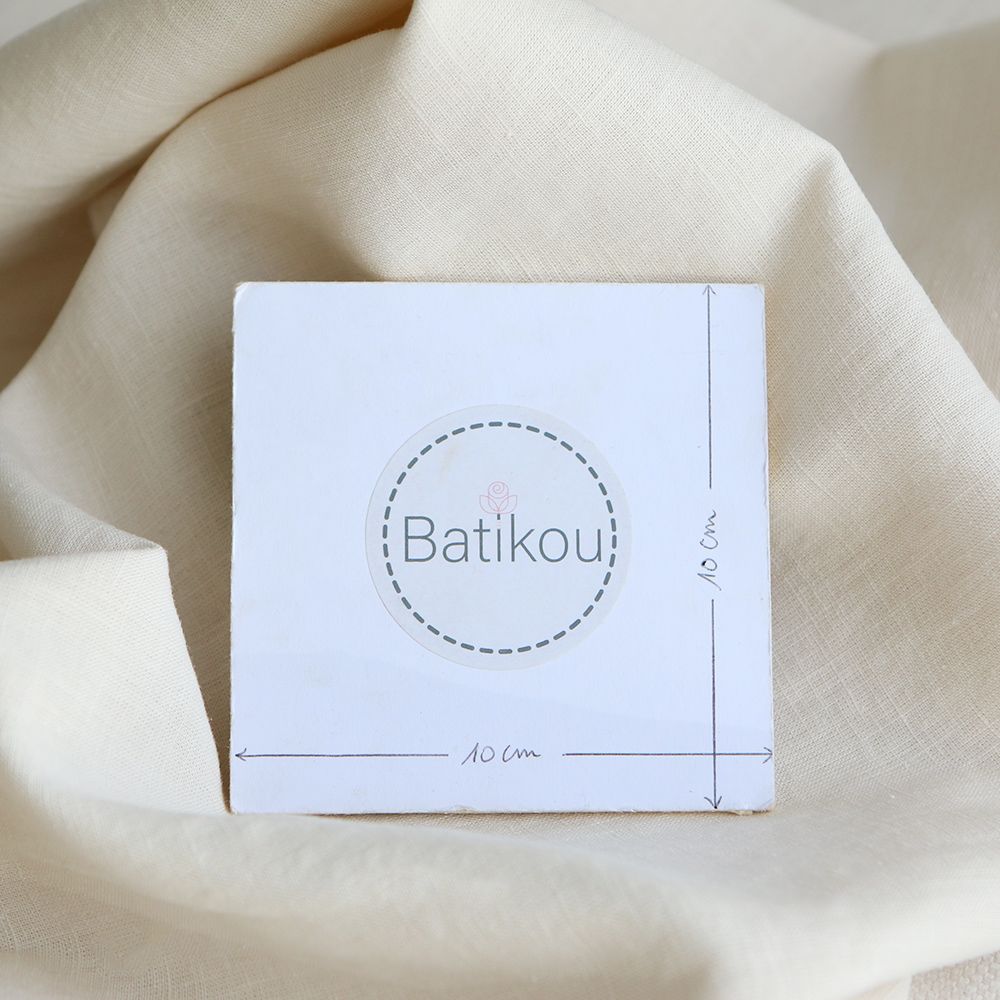 Lin lavé fin coloris écru