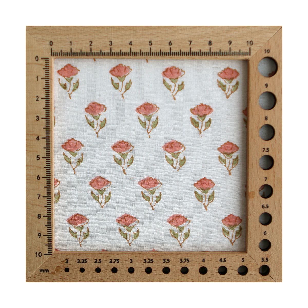 Anika B - Tissu indien coton hand block traditionnel