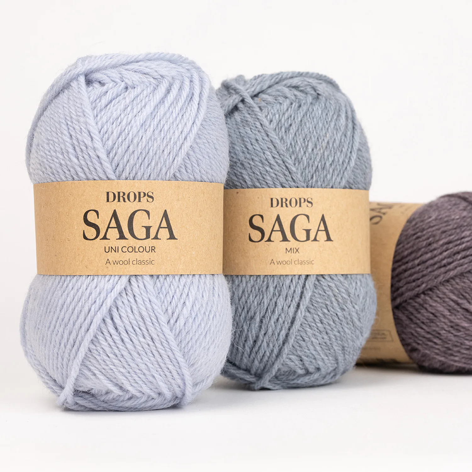 Pelotes de laine DROPS Saga